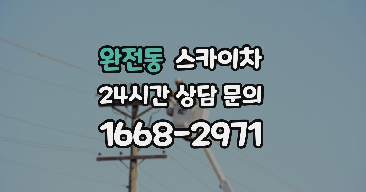 완전동 스카이차