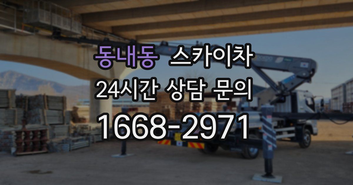 동내동 스카이차