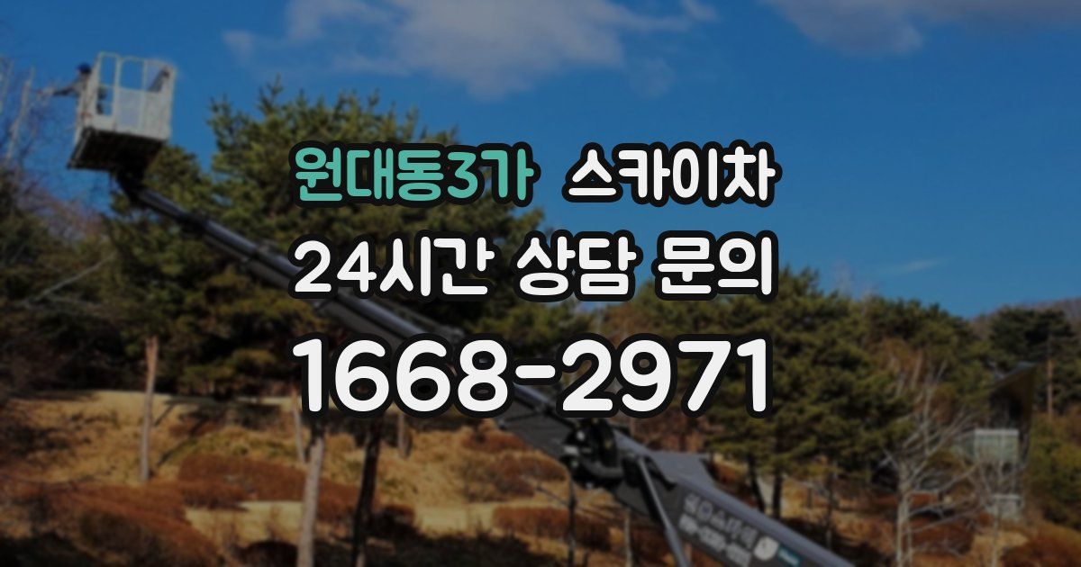 원대동3가 스카이차