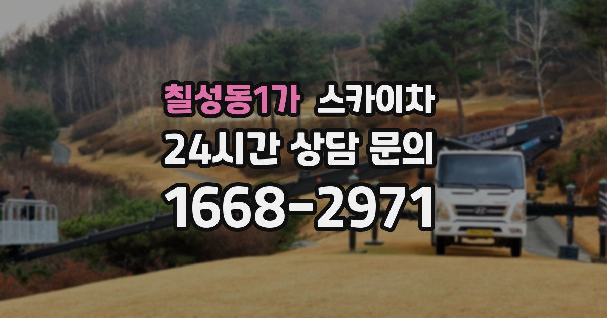 칠성동1가 스카이차