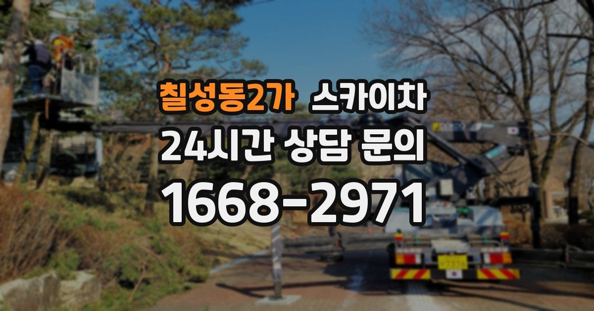 칠성동2가 스카이차