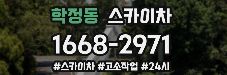 학정동 스카이차