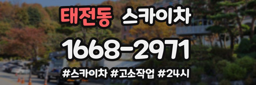 태전동 스카이차