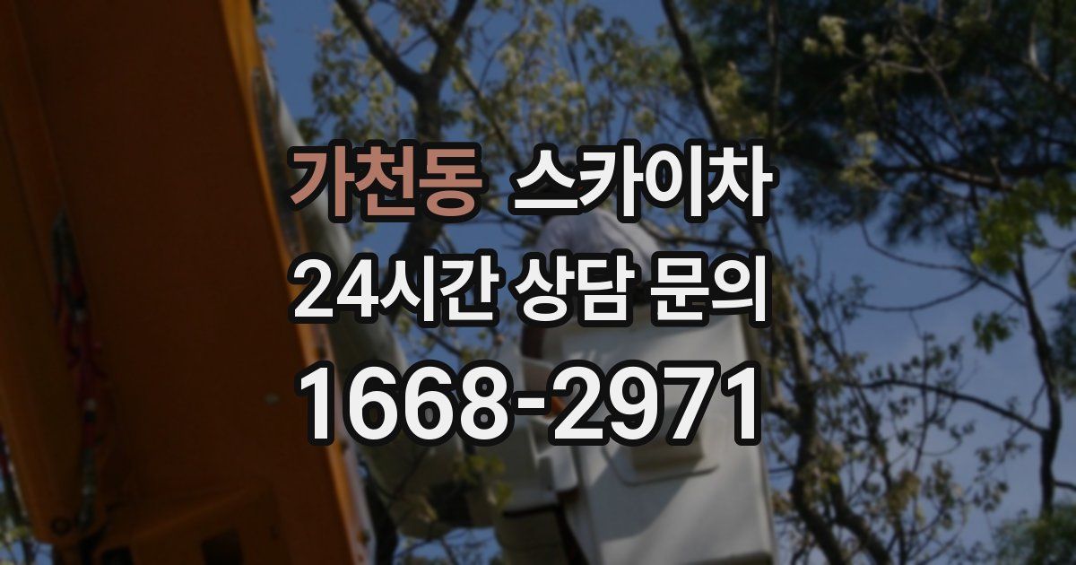 가천동 스카이차