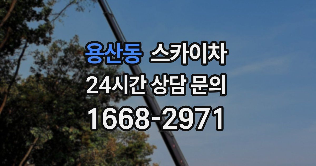 용산동 스카이차