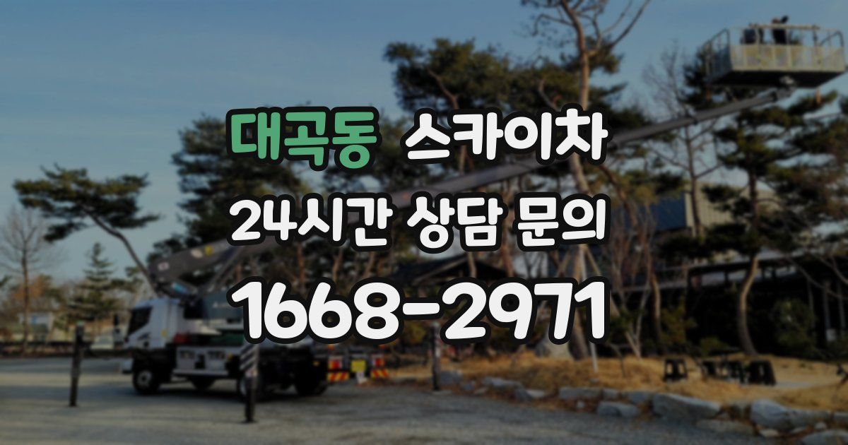 대곡동 스카이차