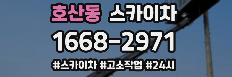 호산동 스카이차