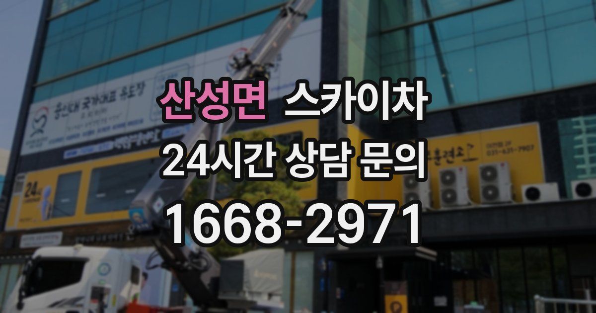 산성면 스카이차