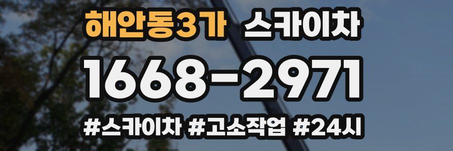 해안동3가 스카이차