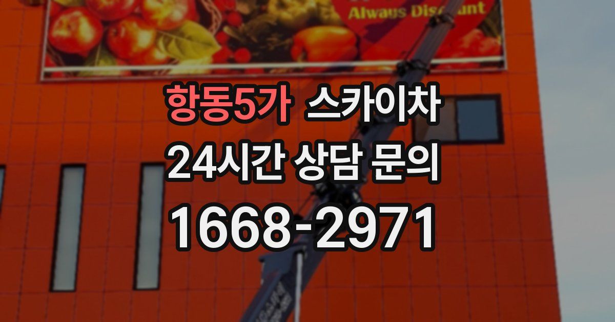 항동5가 스카이차