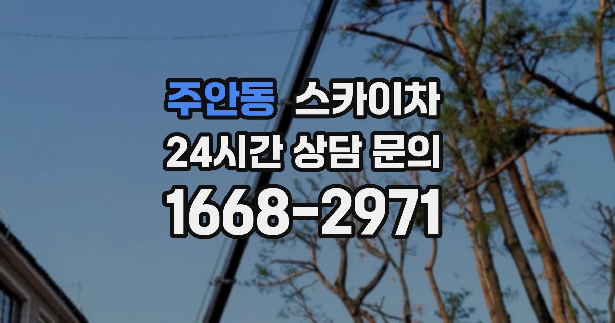 주안동 스카이차