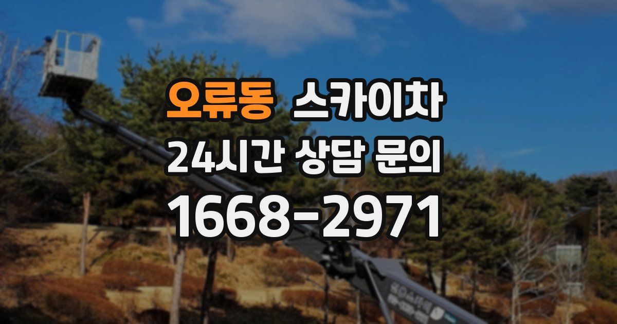 오류동 스카이차