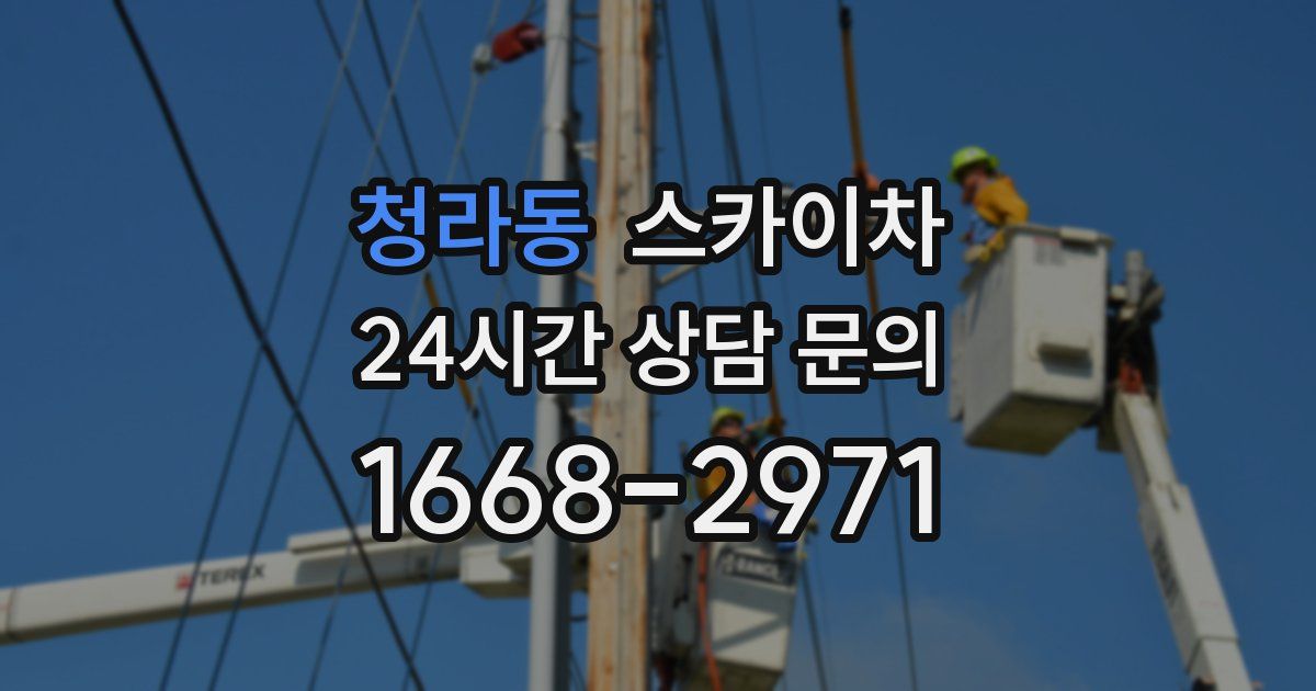 청라동 스카이차