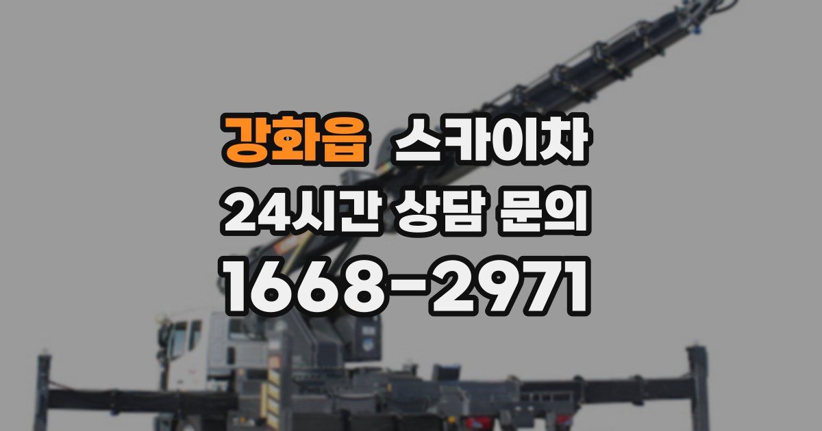 강화읍 스카이차