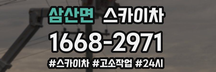 삼산면 스카이차