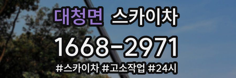 대청면 스카이차