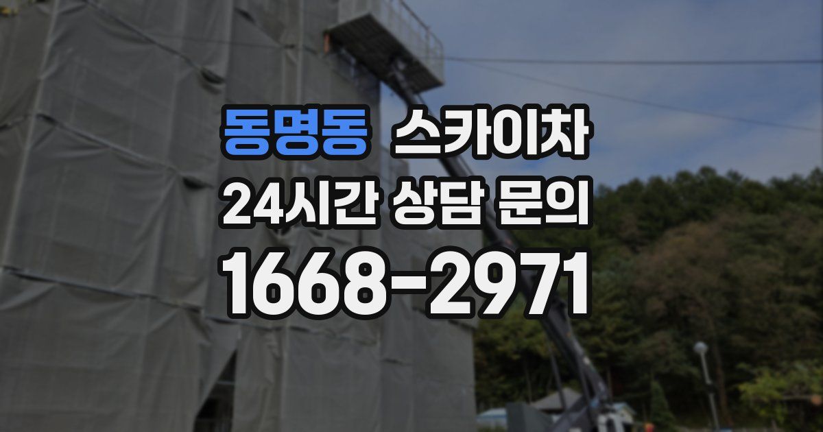 동명동 스카이차