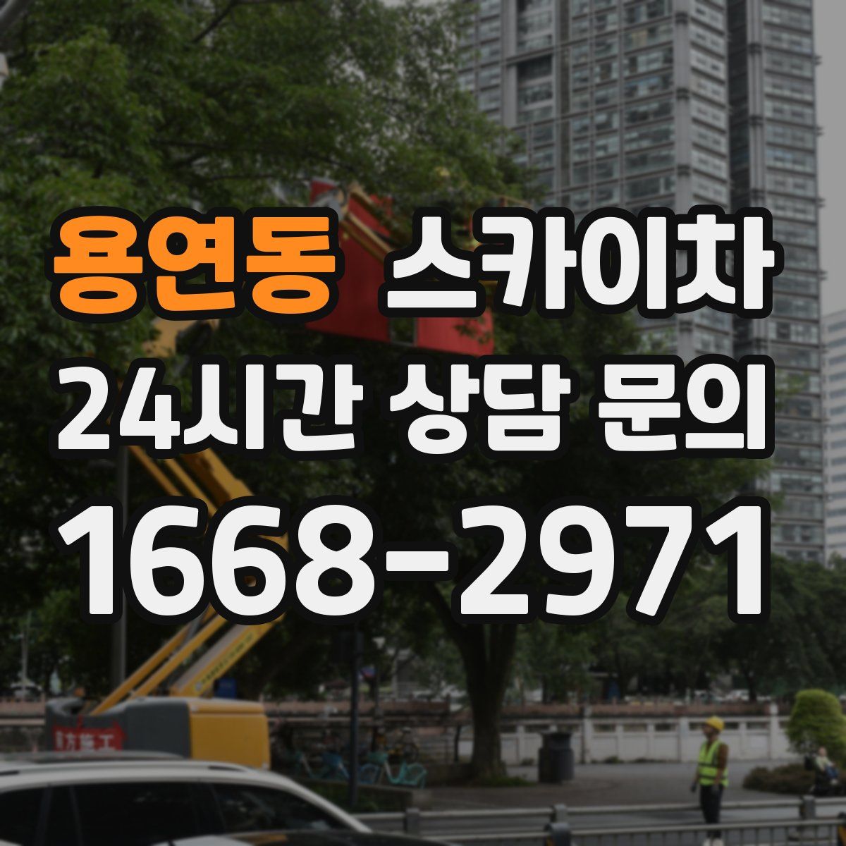 용연동 스카이차