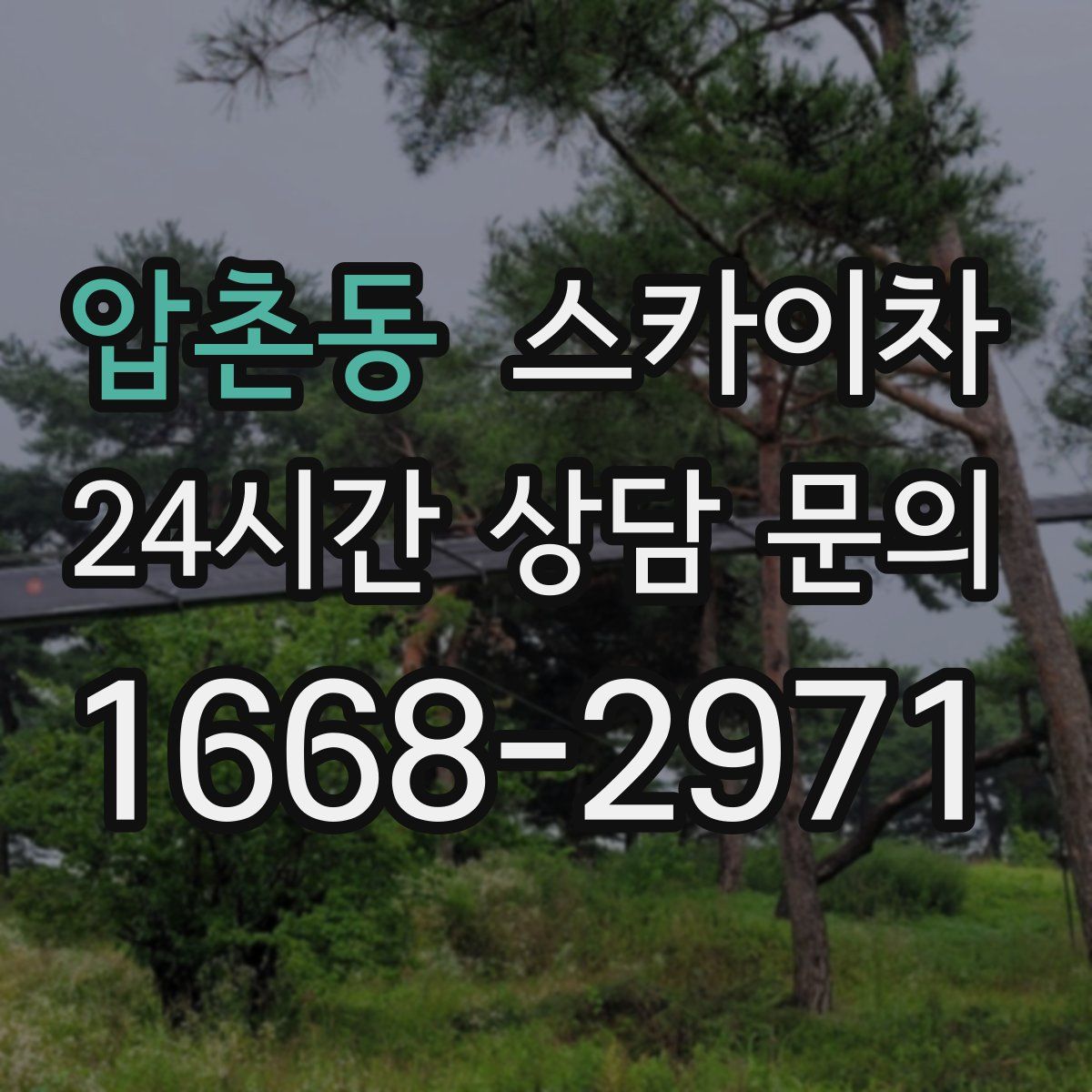 압촌동 스카이차