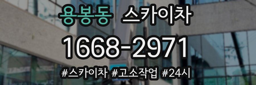 용봉동 스카이차