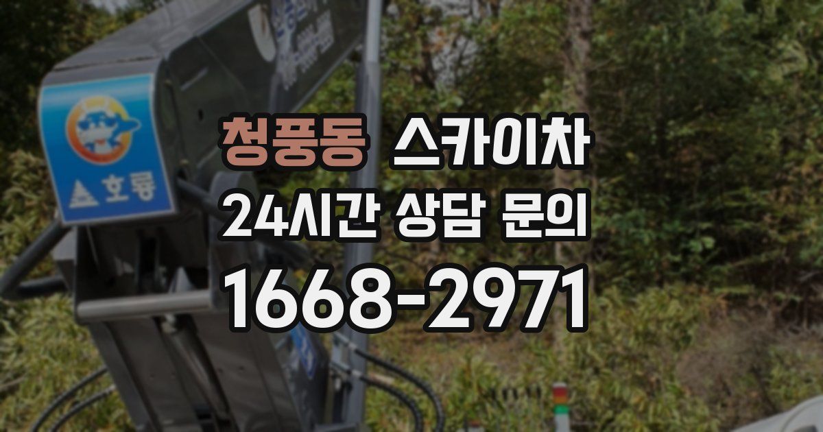 청풍동 스카이차