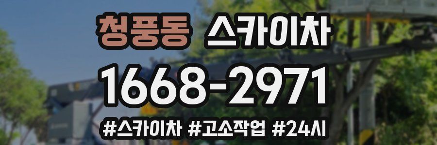 청풍동 스카이차