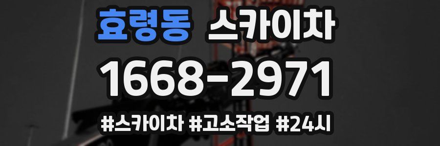 효령동 스카이차