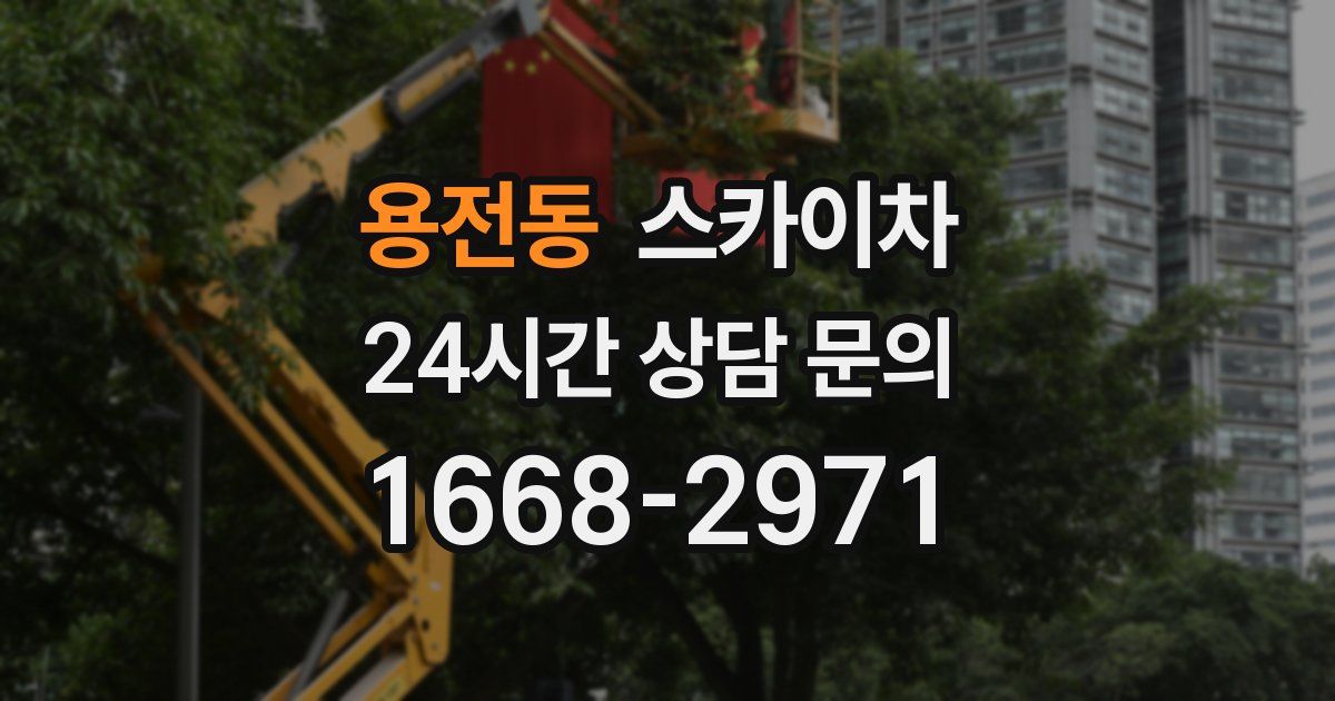 용전동 스카이차