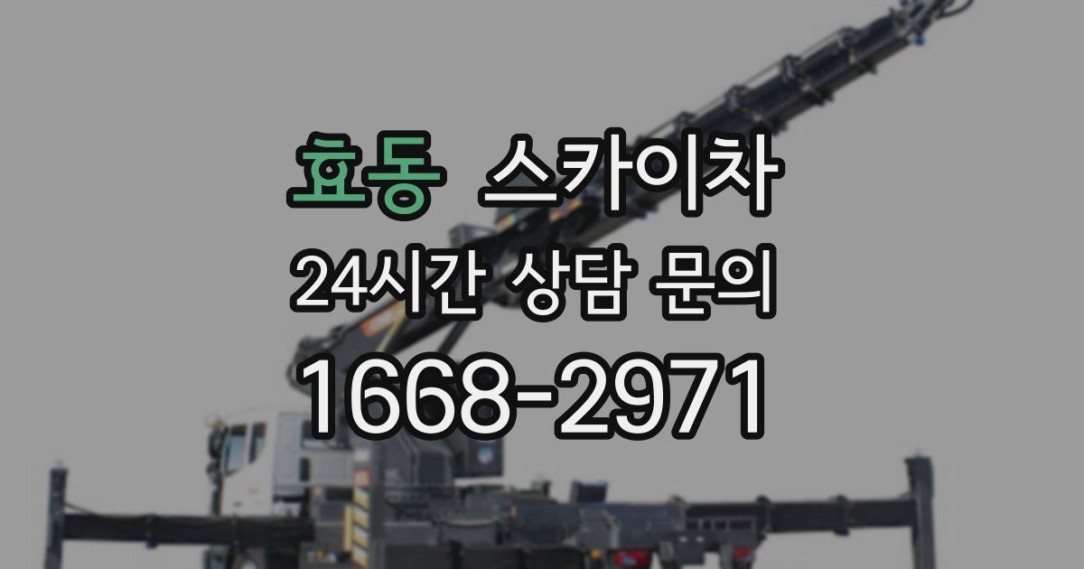 효동 스카이차