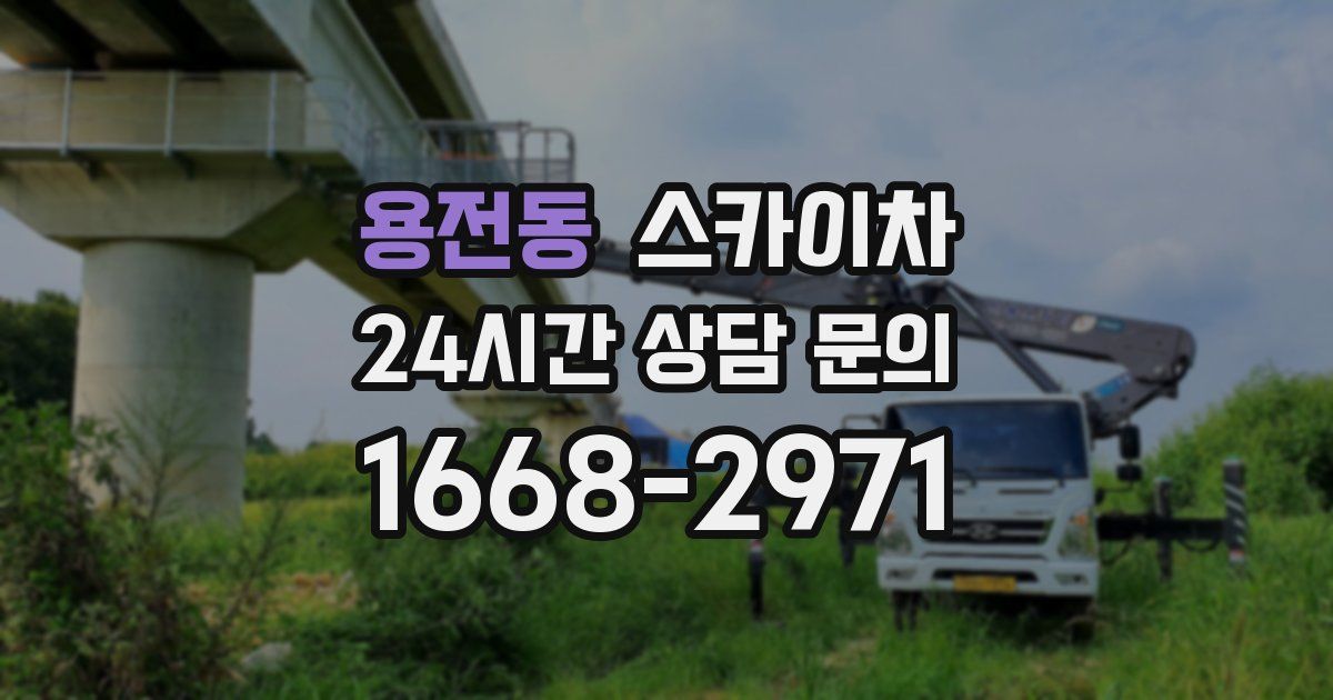 용전동 스카이차