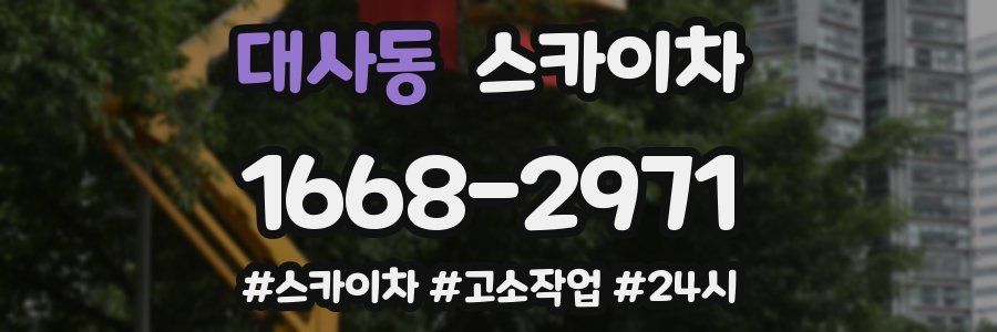 대사동 스카이차