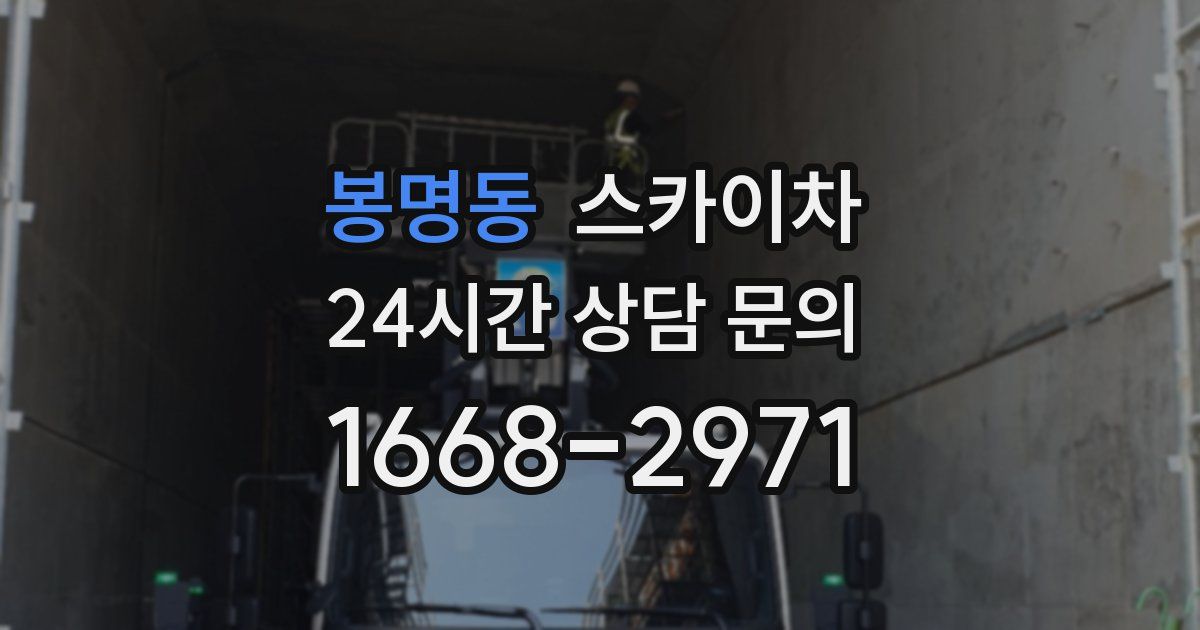 봉명동 스카이차