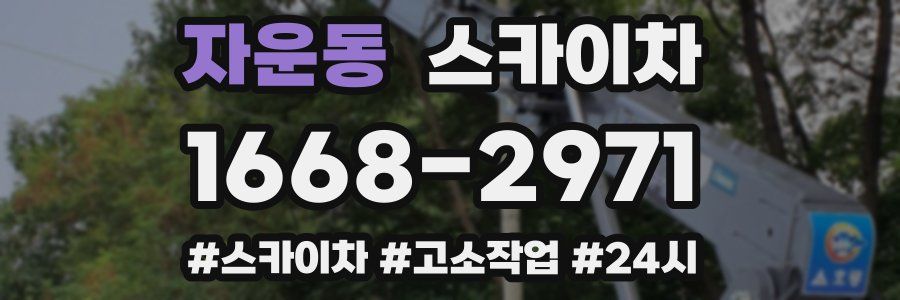 자운동 스카이차