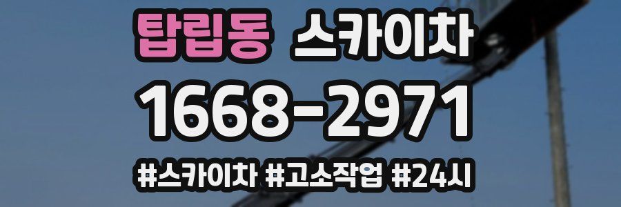 탑립동 스카이차