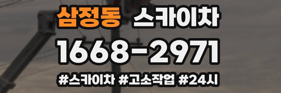 삼정동 스카이차