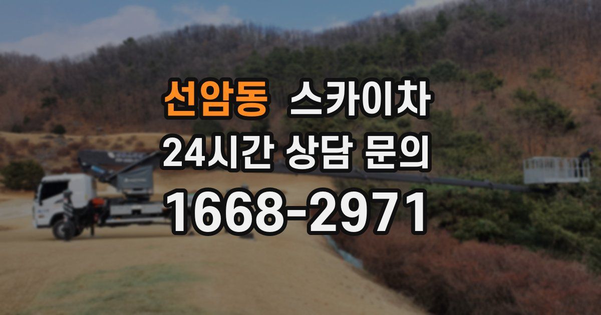 선암동 스카이차