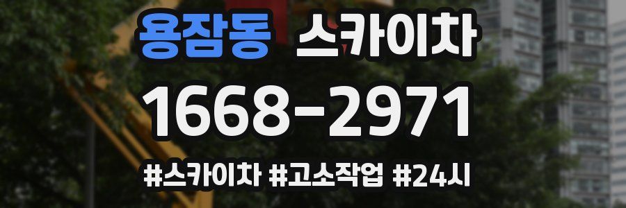 용잠동 스카이차