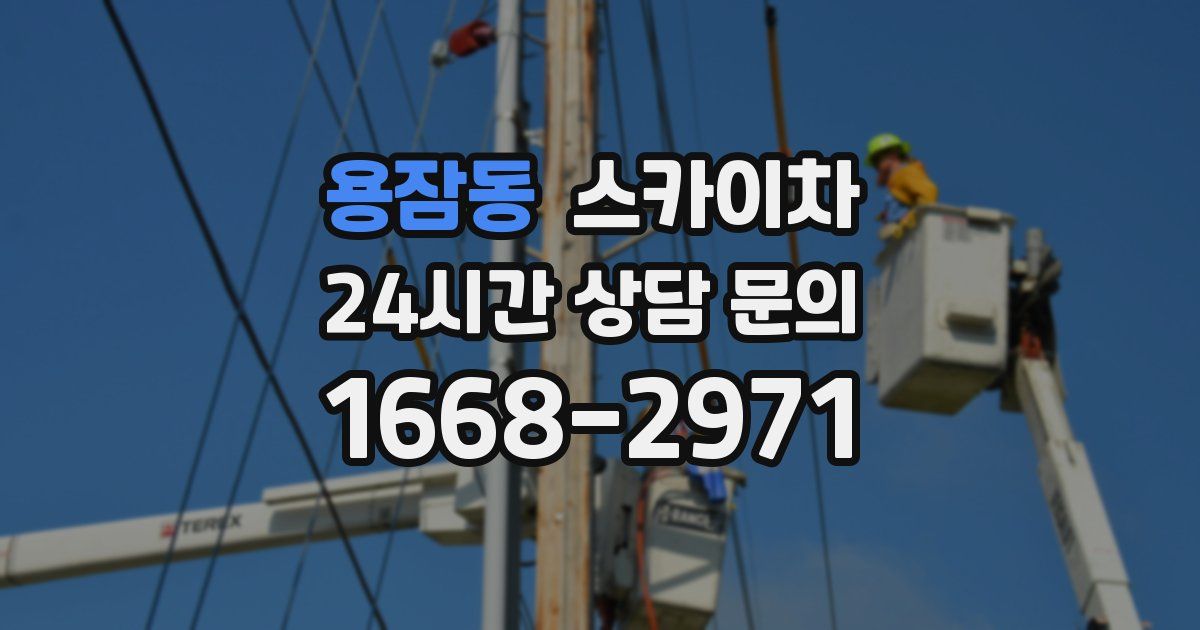 용잠동 스카이차