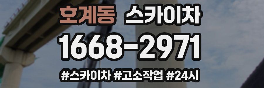 호계동 스카이차