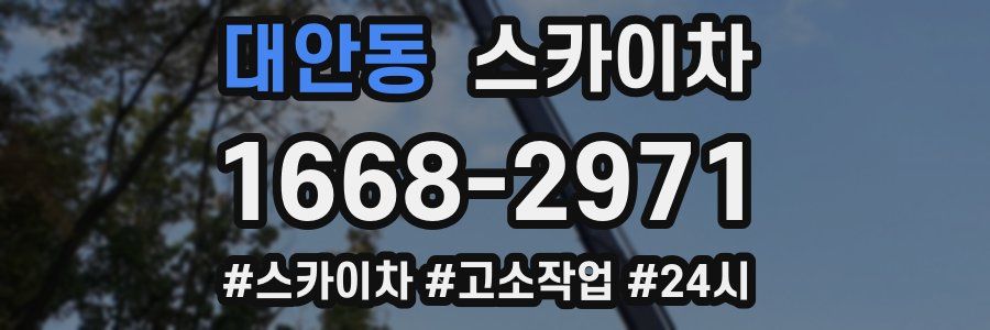 대안동 스카이차