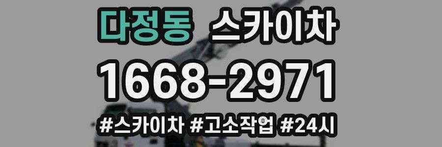 다정동 스카이차