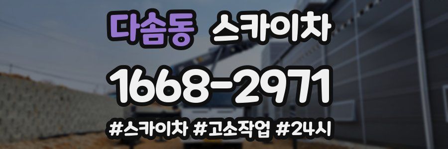 다솜동 스카이차