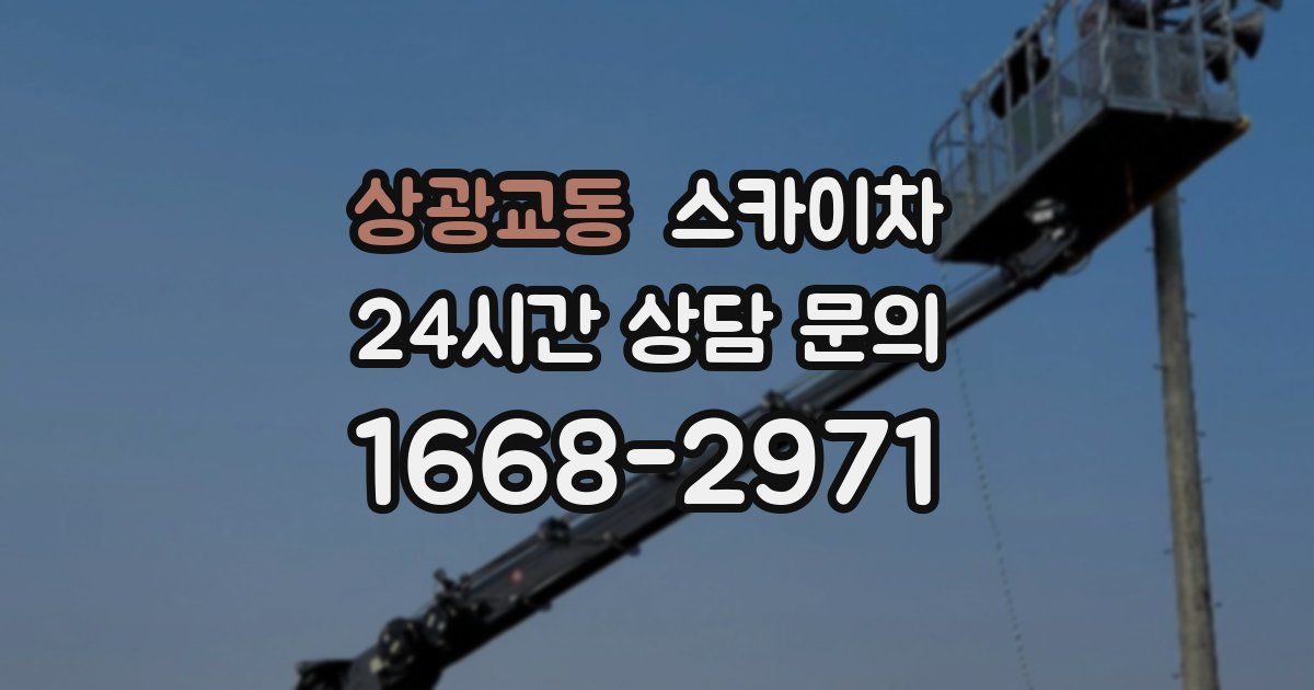 상광교동 스카이차