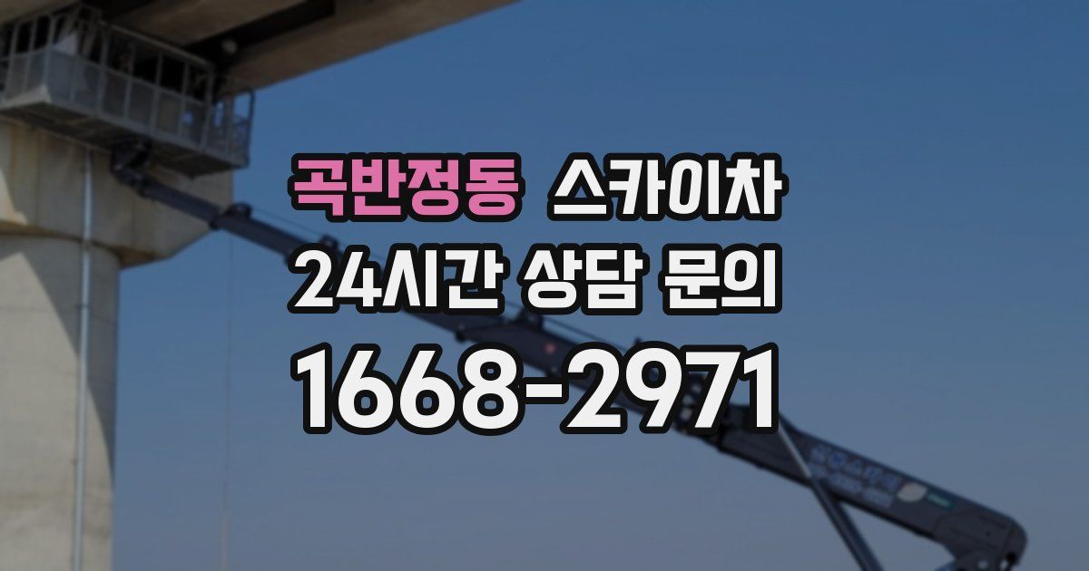 곡반정동 스카이차