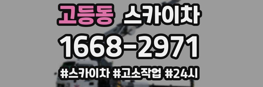 고등동 스카이차