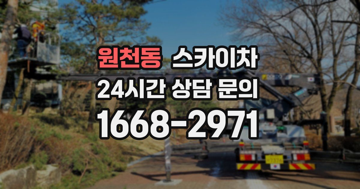 원천동 스카이차