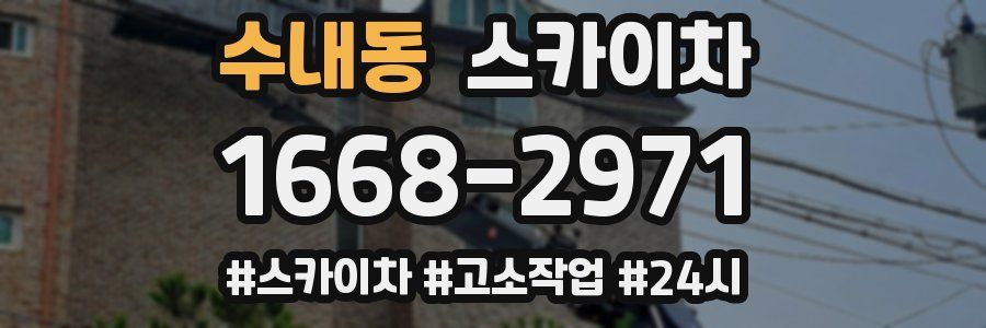수내동 스카이차
