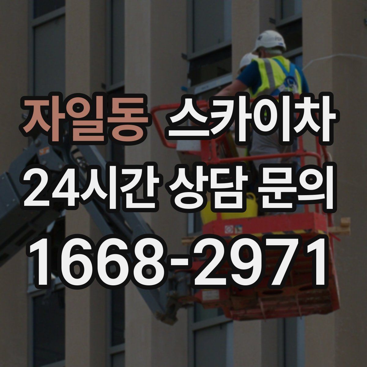 자일동 스카이차 외부 조명 설치와 교체 작업 팁