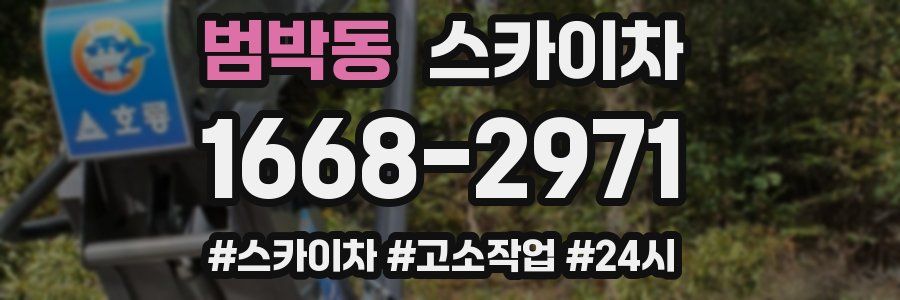 범박동 스카이차