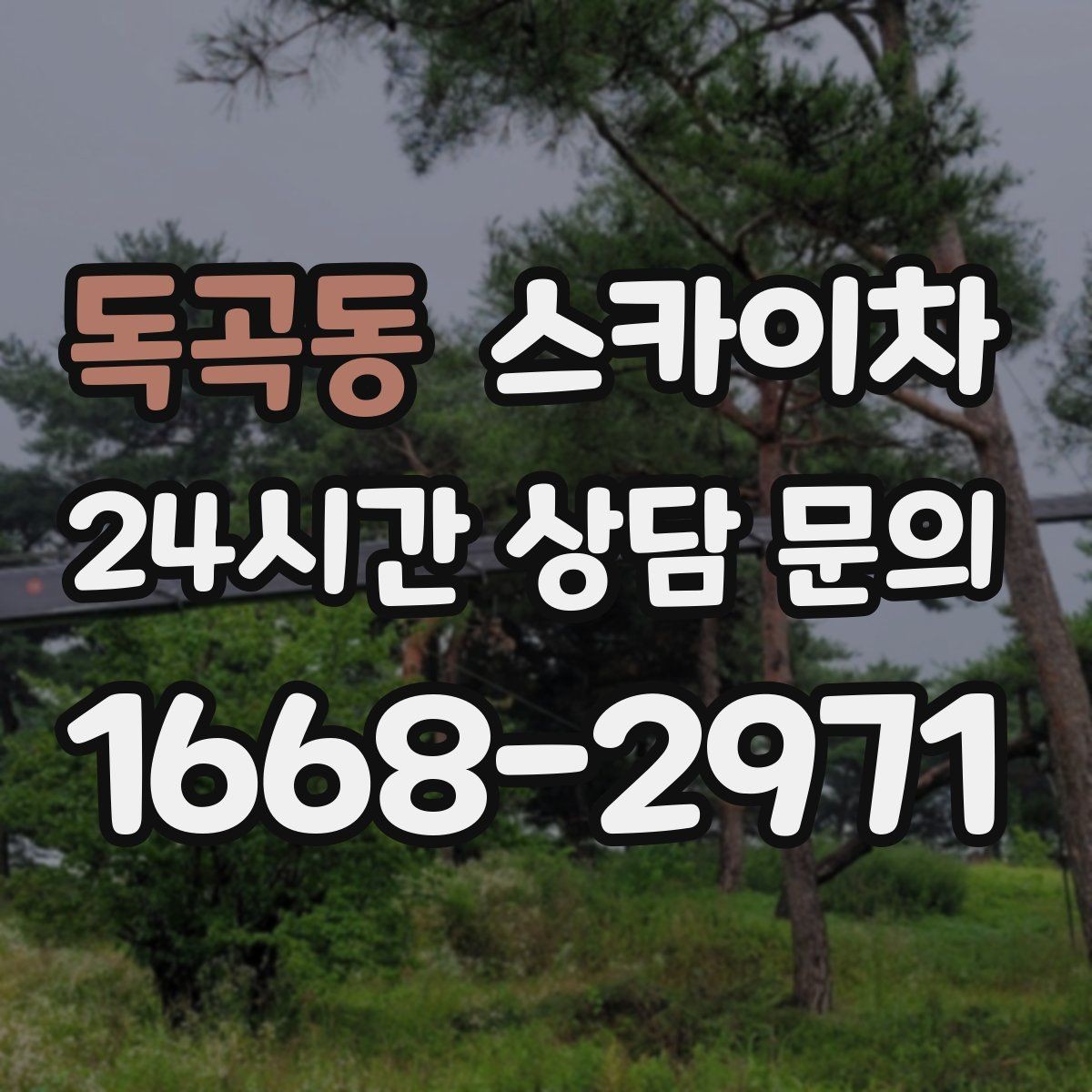 독곡동 스카이차 2층 간판 설치는 이렇게 진행합니다